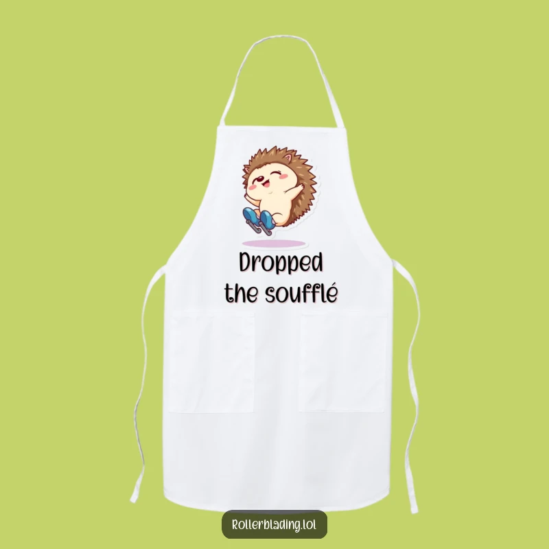 Funny Hedgehog Fall Apron: Kitchen Stumbles, Perfect Gift for Clumsy Cooks