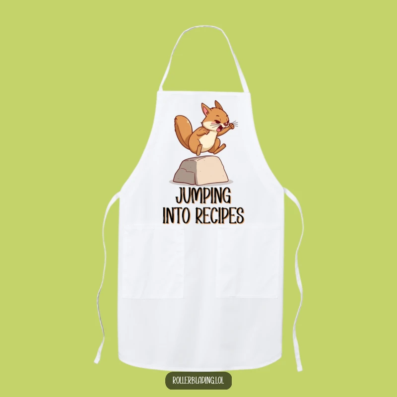 Funny Chef Squirrel Apron - Motivational Kitchen Gift, Determined Cookwear