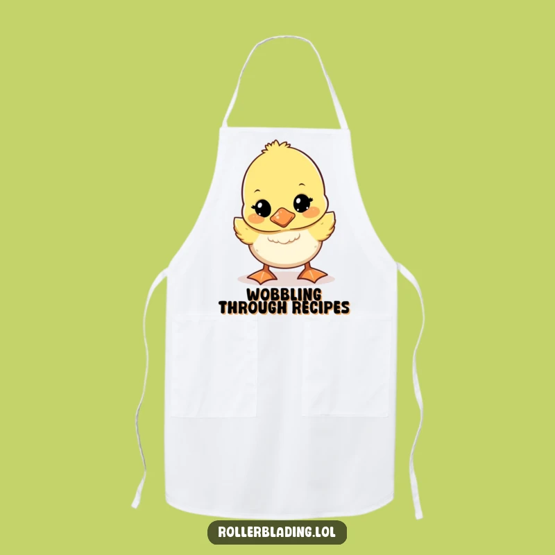Funny Duckling Chef Apron: Adorable Kitchen Helper for Your Wobbly Moments