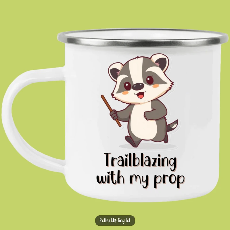 Funny Badger Cruise Camping Mug - Outdoor Adventure, Proud Explorer, Great Gift