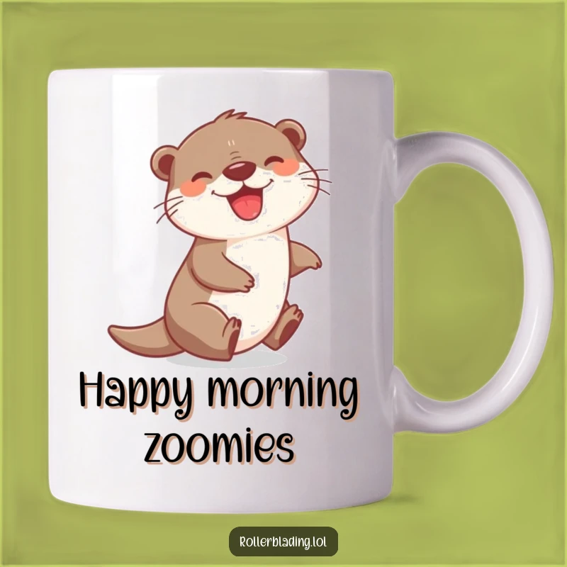Funny Joyful Otter Mug - Happy Gift for Otter Lovers, Cute & Cheerful