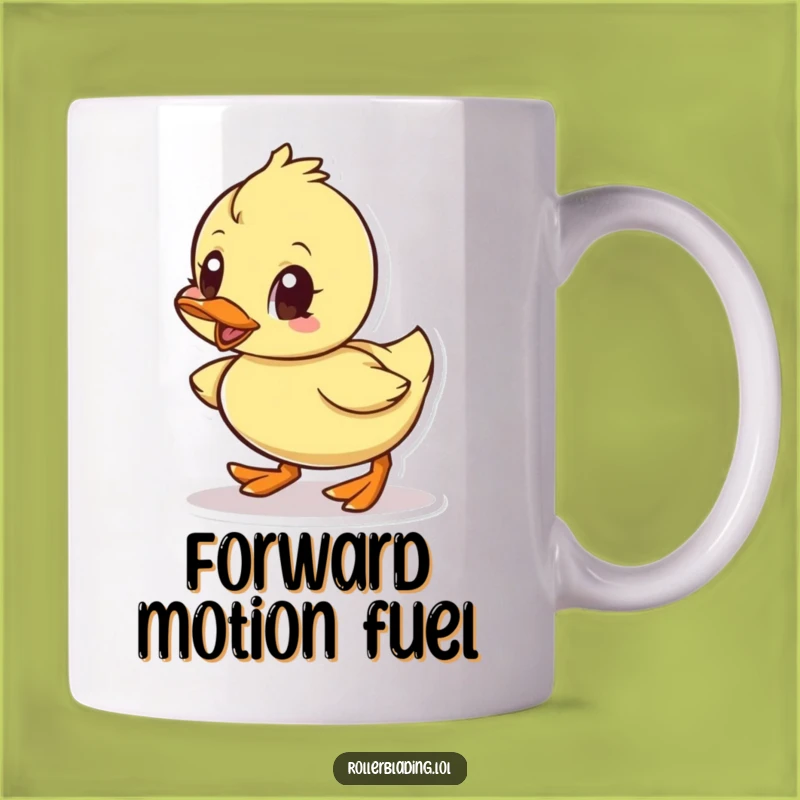 Funny Little Duck Rolling Mug - Adorable & Determined Gift for Duck Lovers