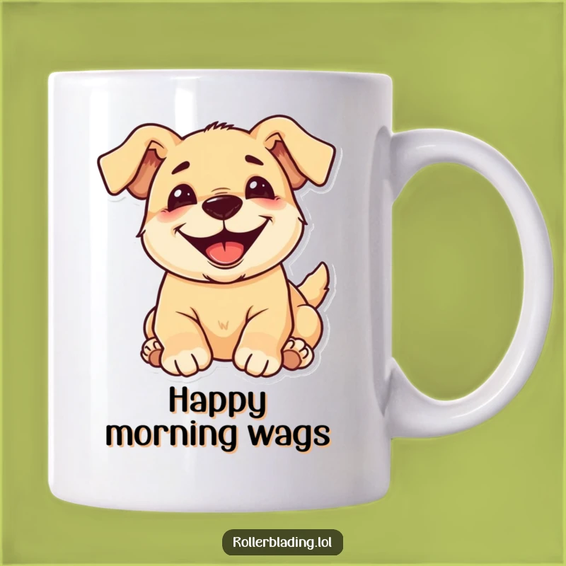 Funny Pup Mug - Hilarious Gift for Rolling Dog Lovers