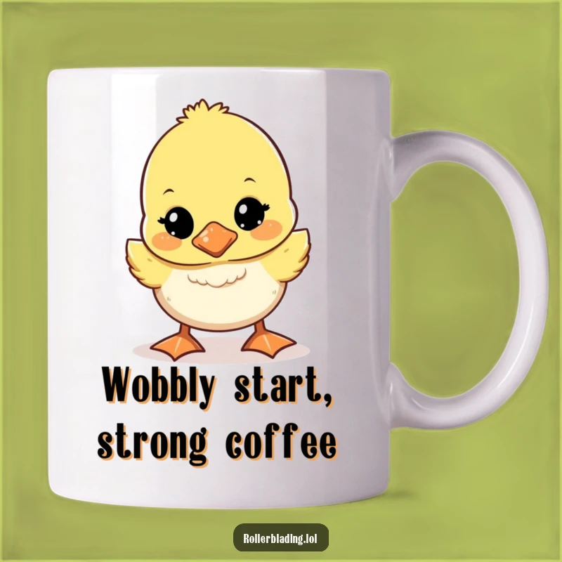 Funny Wobbly Duckling Mug: Adorable and Humorous Gift for Clumsy Friends