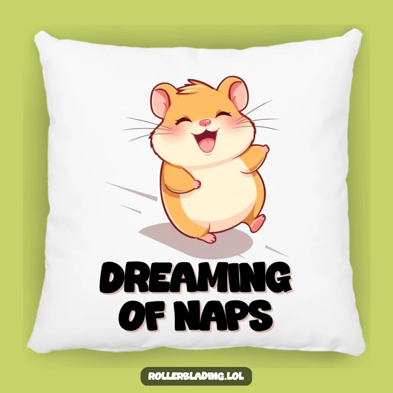 Funny Giggling Hamster Pillow - Soft Speed, Cozy Accent