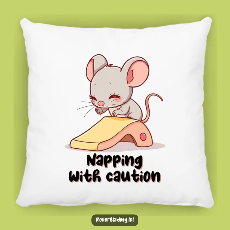 Funny Shy Mouse Sliding Pillow - Comfy Cautious Pet Cushion, Gift