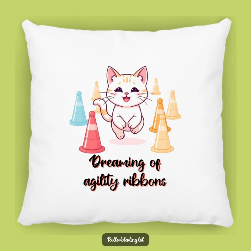 Funny Smiling Cat Agility Pillow - Cozy & Hilarious Home Decor Gift