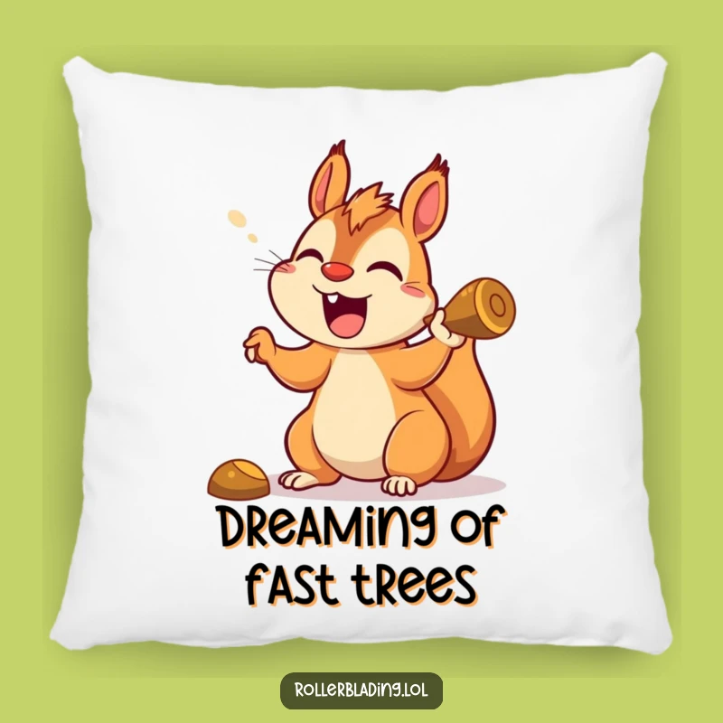 Funny Squirrel Pillow - Cuddle Up with this Hilarious Gift of Speed