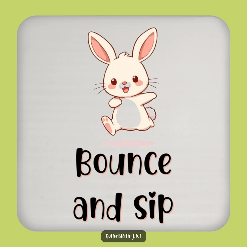 Funny Rabbit Jogging Coaster - Bouncing Legs Protection, Gift