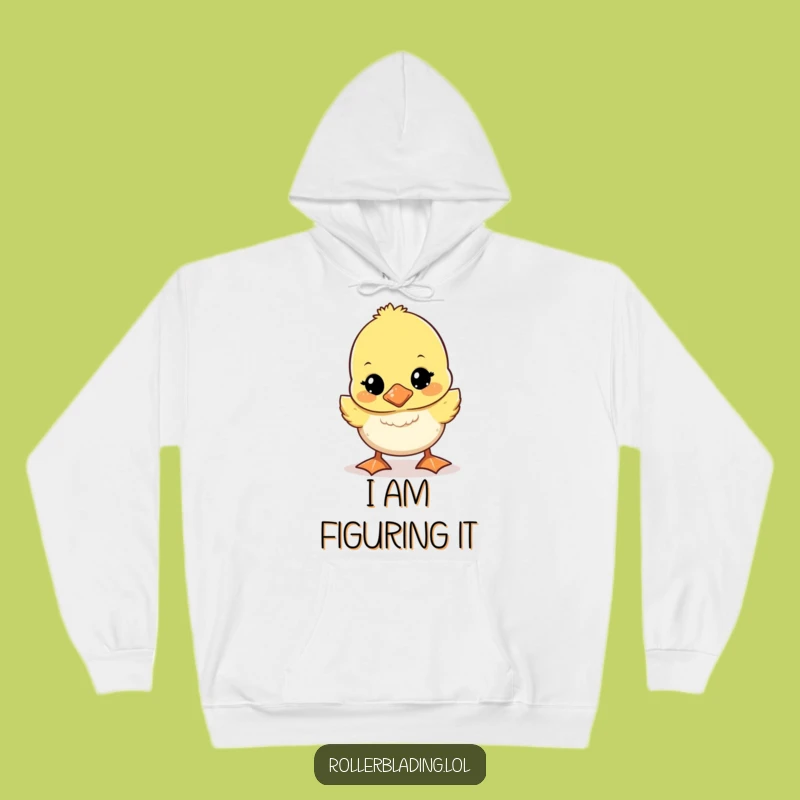 Funny Wobbly Duckling Hoodie: Cozy Comfort for Your Awkward Moments