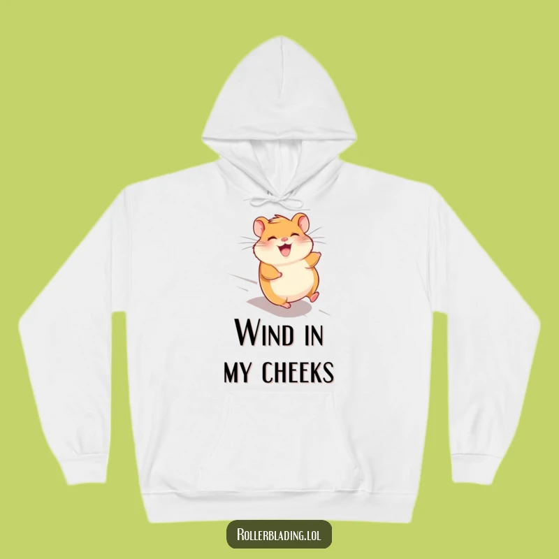 Funny Giggling Hamster Hoodie - Cozy Speed, Perfect Funny Gift for Playful Souls