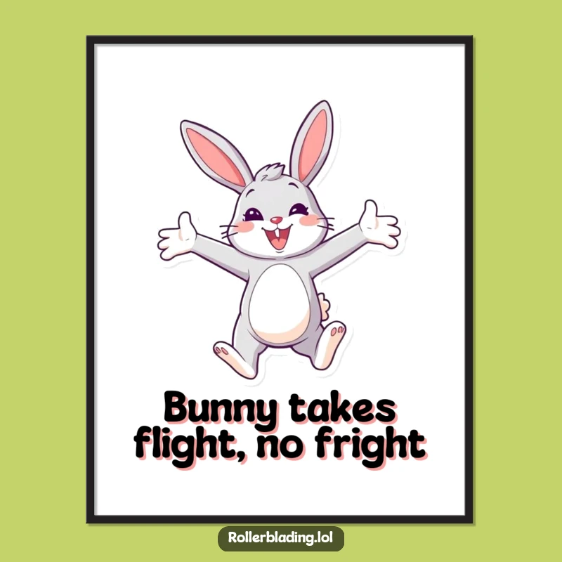 Free Printable Bunny Wall Art Funny Downloadable Art for Happy Spaces