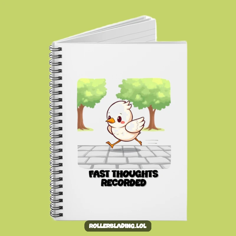 Funny Determined Bird Notebook: Jot Down Your Fast Ideas