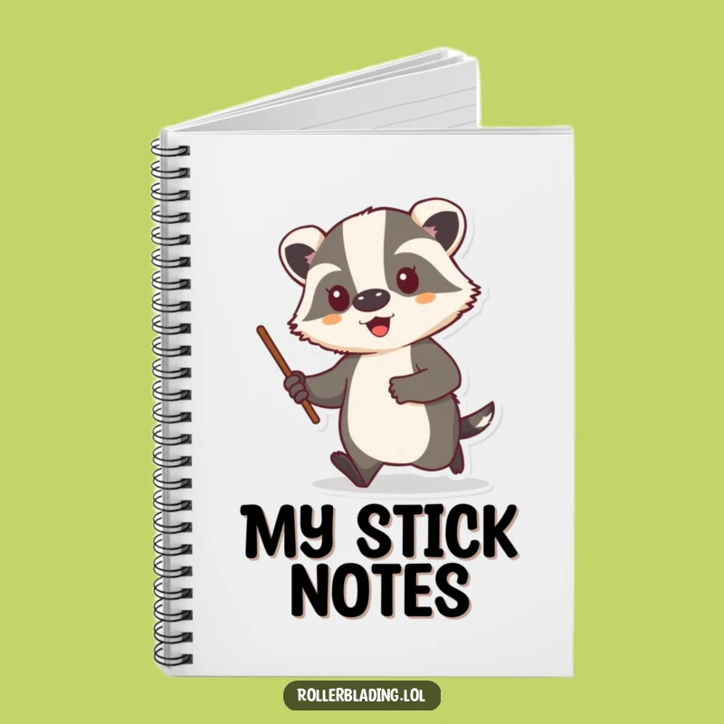 Funny Badger Cruise Notebook - Jot Down Ideas, Proud Writer, Funny Gift