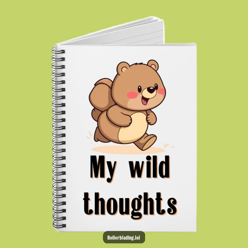 Funny Bear Speeding Notebook: Jot Down Adventures with this Proud Pal - Gift