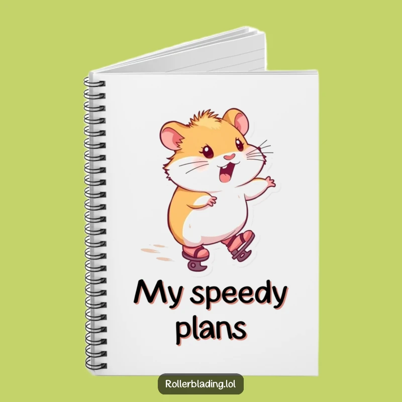 Funny Skating Hamster Notebook: Jot Down Ideas with This Hilarious Joyful Journal