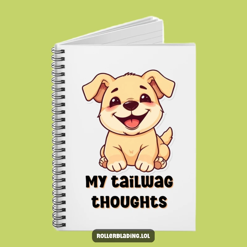 Funny Pup Notebook - Jot Down Ideas with Doggy Joy Gift