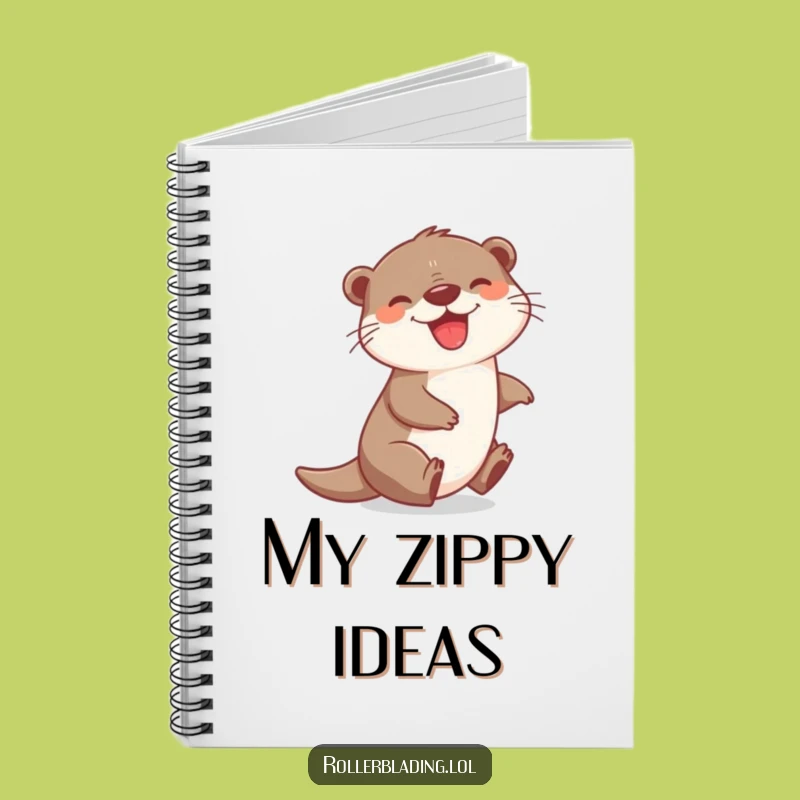 Funny Otter Joy Notebook - Cheerful Journal, Playful Gift for Notes