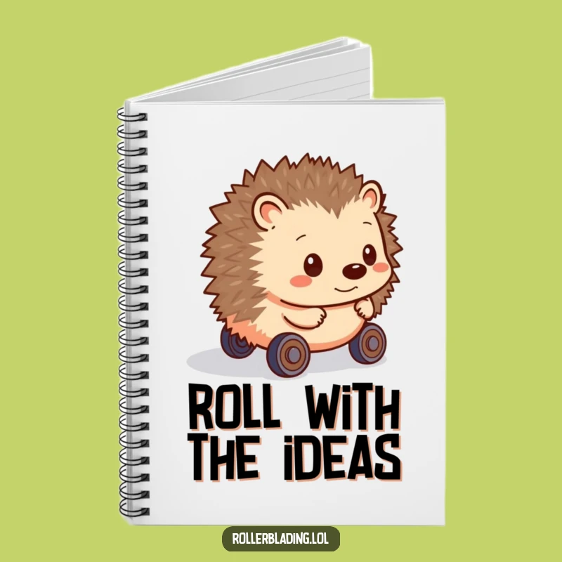 Funny Hedgehog Notebook: Jot Down Cautious Thoughts, Perfect Funny Gift