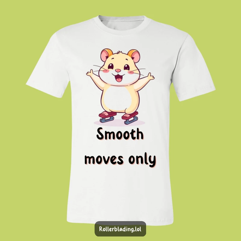 Funny Hamster Skating T-Shirt: Show Your Grace, Awesome Funny Gift