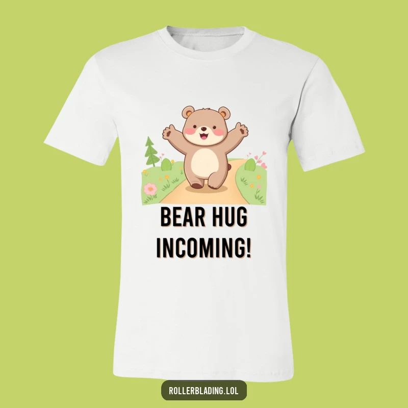 Funny Happy Bear Cruising T-Shirt: Wear Your Joyful Journey