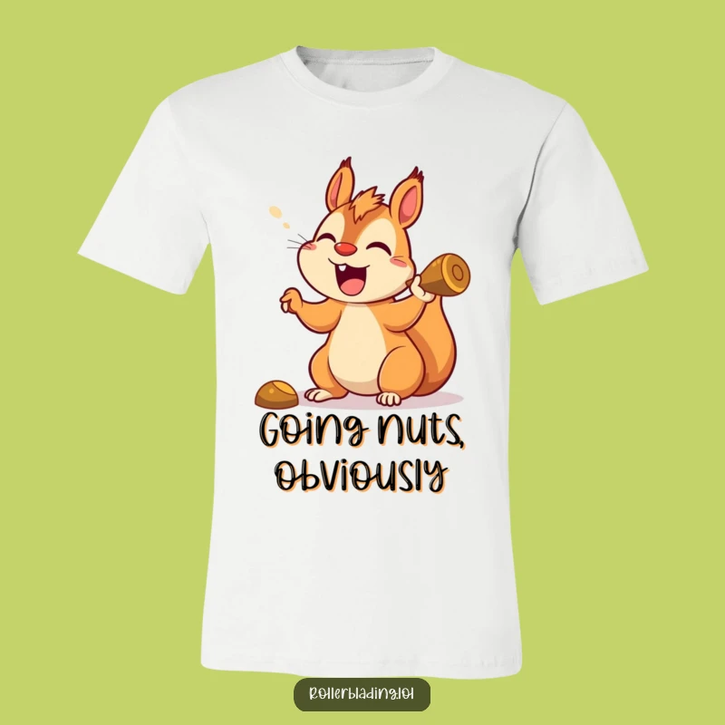Funny Squirrel T-Shirt - Unleash Your Inner Racer with this Hilarious Tee
