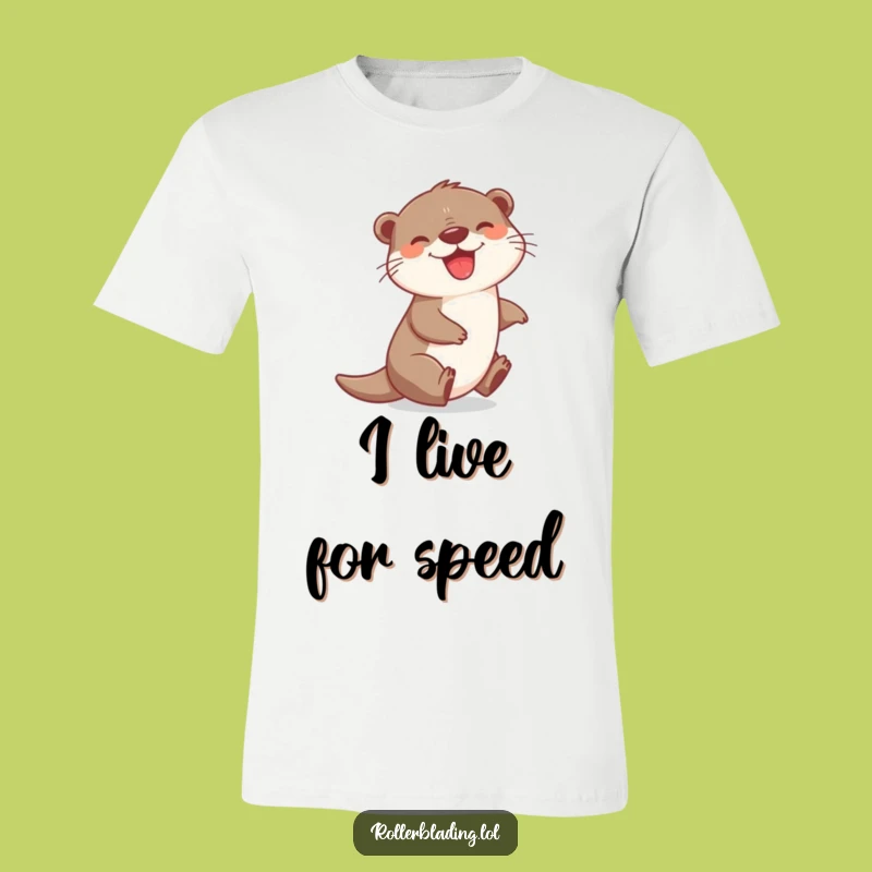 Funny Zippy Otter T-Shirt - Cheerful Gift, Cute Animal Lover Tee