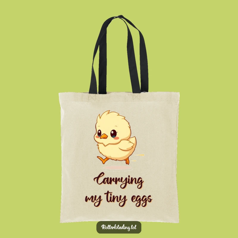Funny Chick Tote Bag - Carry Your Speed with this Cute Gift
